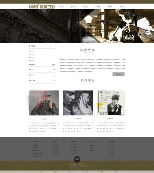 衛(wèi)浴網(wǎng)頁設計與網(wǎng)站建設 打造現(xiàn)代家居體驗的數(shù)字化展示